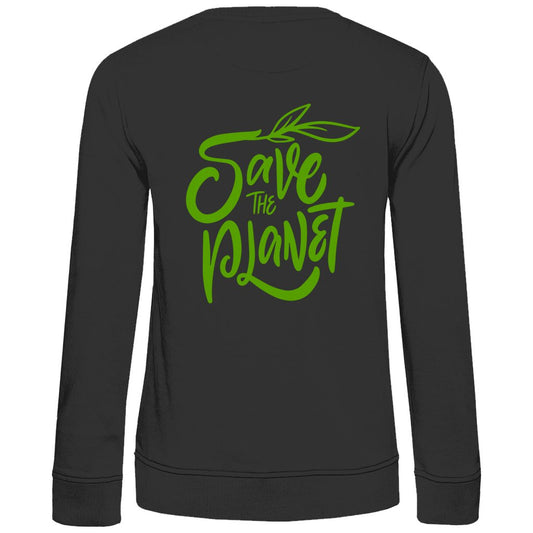 Damen Sweatshirt "Save the Planet" - Grafikmagie