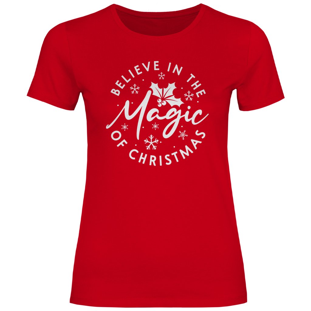 Damen T-Shirt "Belive in the Magic" - Grafikmagie