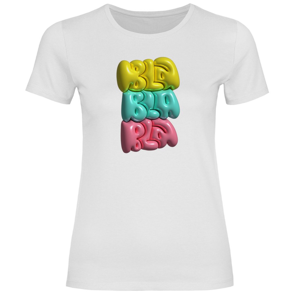 Damen T-Shirt "BLa Bla Bla" - Grafikmagie