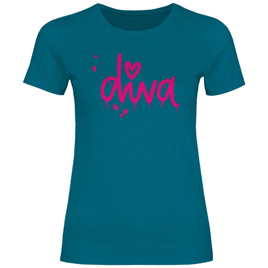 Damen T-Shirt "diva" - Grafikmagie