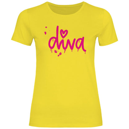 Damen T-Shirt "diva" - Grafikmagie