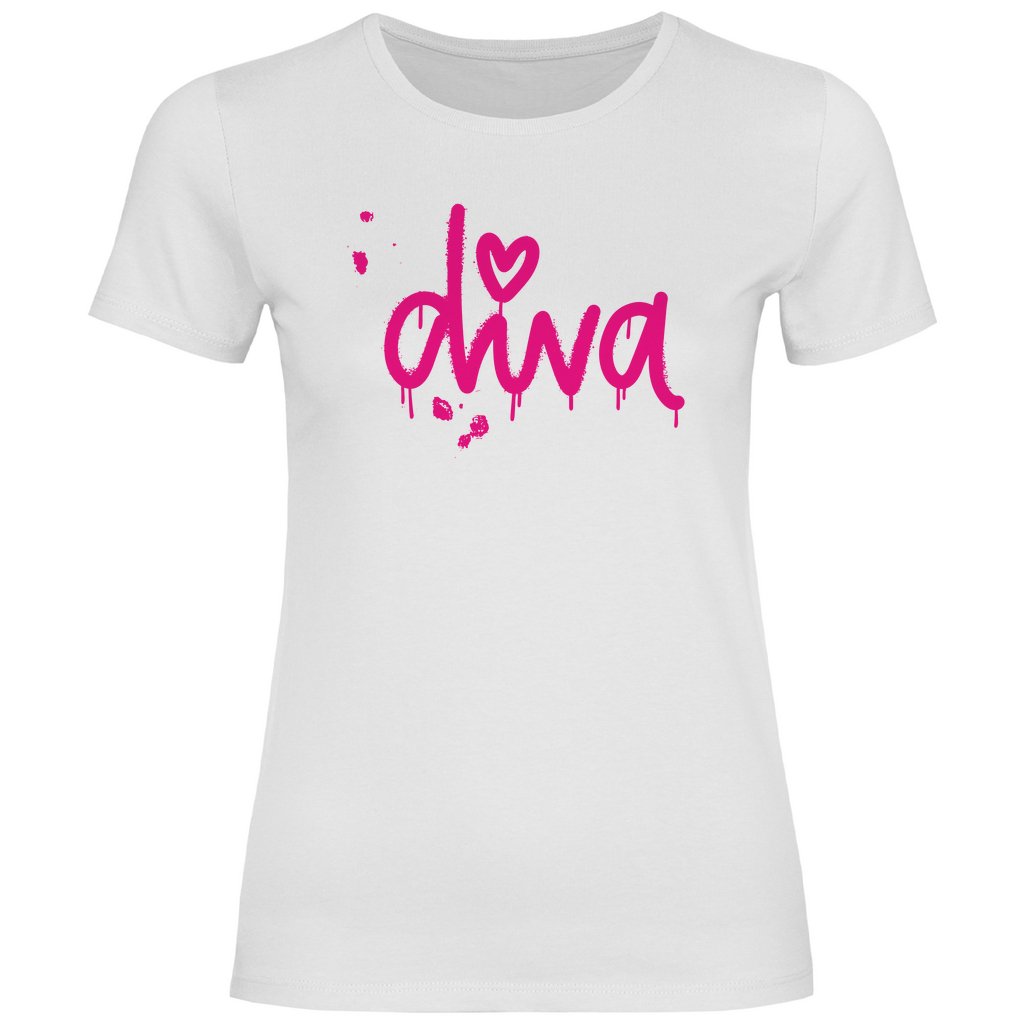 Damen T-Shirt "diva" - Grafikmagie