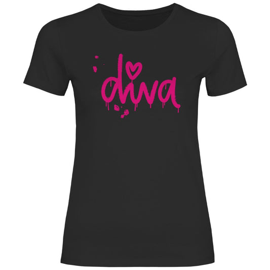 Damen T-Shirt "diva" - Grafikmagie