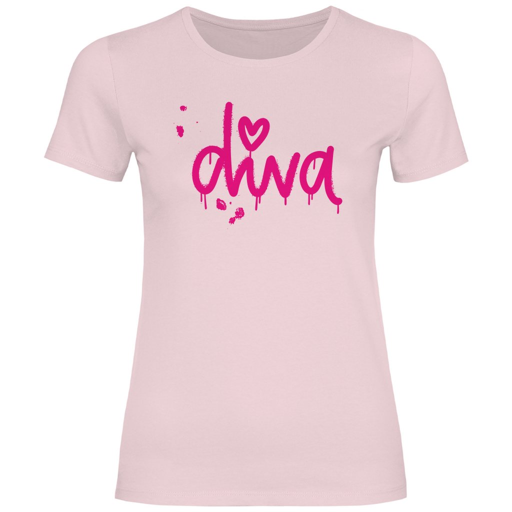 Damen T-Shirt "diva" - Grafikmagie