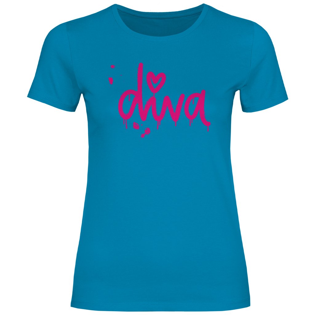 Damen T-Shirt "diva" - Grafikmagie