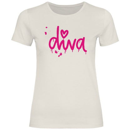 Damen T-Shirt "diva" - Grafikmagie