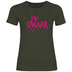 Damen T-Shirt "diva" - Grafikmagie