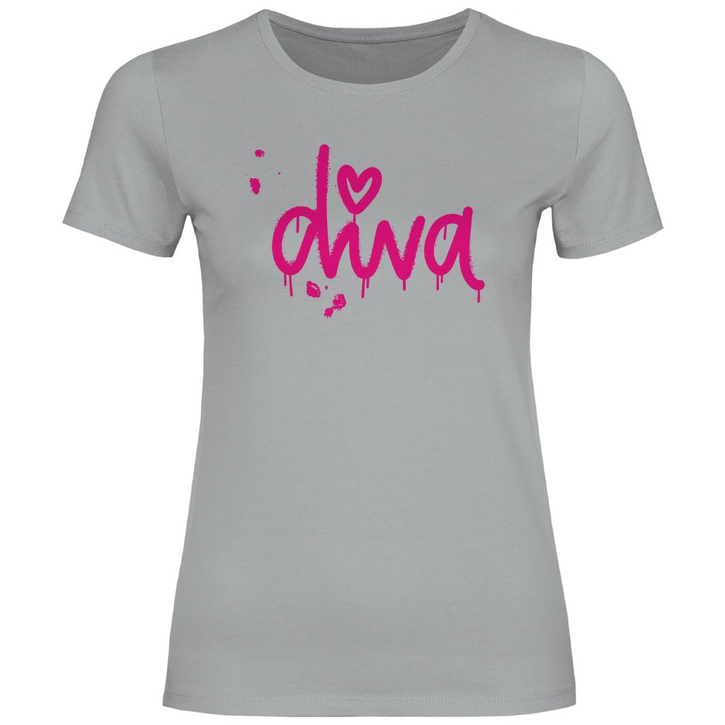 Damen T-Shirt "diva" - Grafikmagie