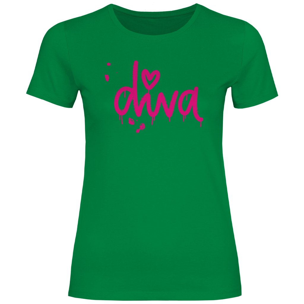 Damen T-Shirt "diva" - Grafikmagie