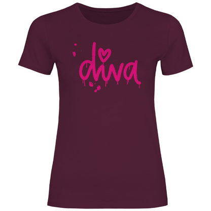 Damen T-Shirt "diva" - Grafikmagie