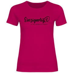 Damen T-Shirt "Einzigartig ist viel besser als perfekt" - Grafikmagie