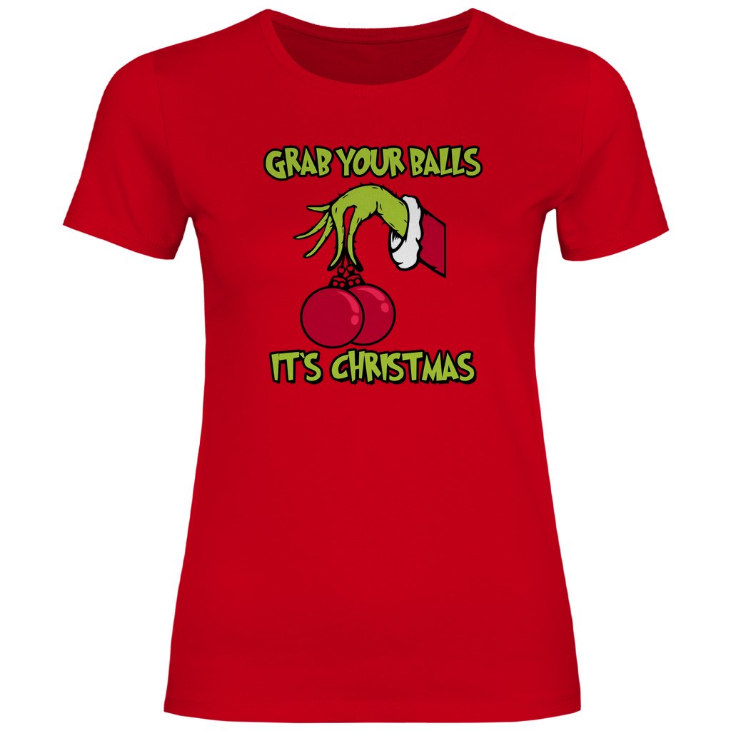 Damen T-Shirt "Grab your Balls" - Grafikmagie