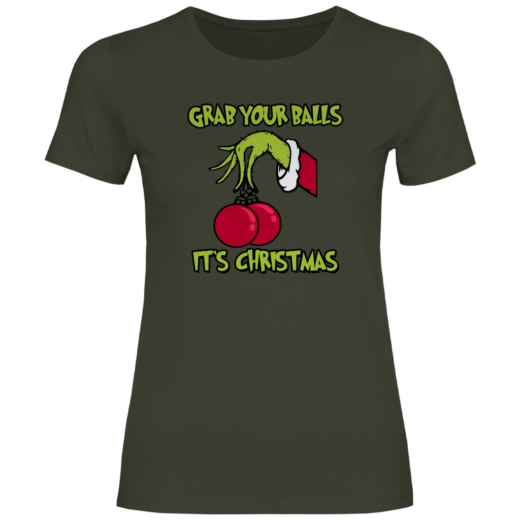 Damen T-Shirt "Grab your Balls" - Grafikmagie