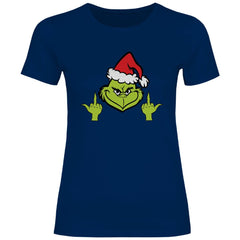 Damen T-Shirt "Grinch Mittelfinger" - Grafikmagie