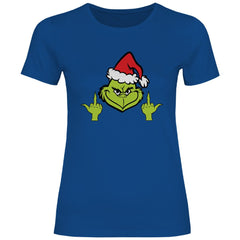Damen T-Shirt "Grinch Mittelfinger" - Grafikmagie