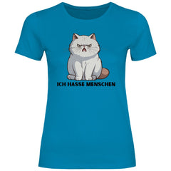 Damen T-Shirt "Ich hasse Menschen" - Grafikmagie