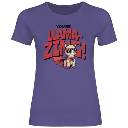 Damen T-Shirt LLAMAZING - Grafikmagie