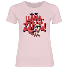 Damen T-Shirt LLAMAZING - Grafikmagie
