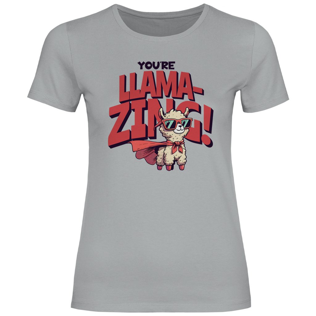 Damen T-Shirt LLAMAZING - Grafikmagie