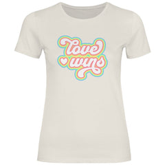 Damen T-Shirt "Love Wins" - Grafikmagie