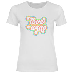 Damen T-Shirt "Love Wins" - Grafikmagie
