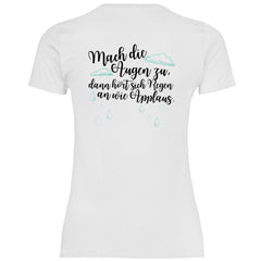 Damen T-Shirt "Mach die Augen zu..." - Grafikmagie