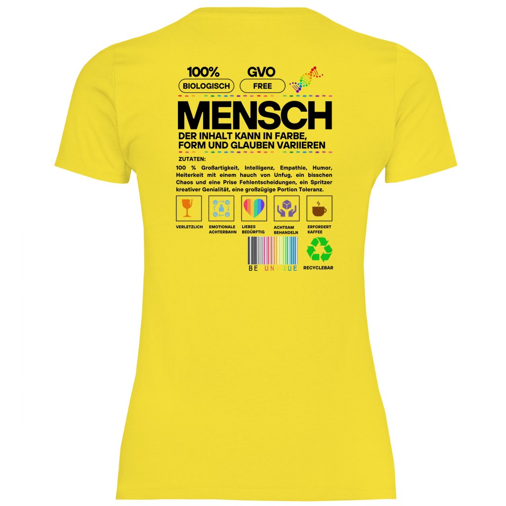 Damen T-Shirt "Mensch..." - Grafikmagie