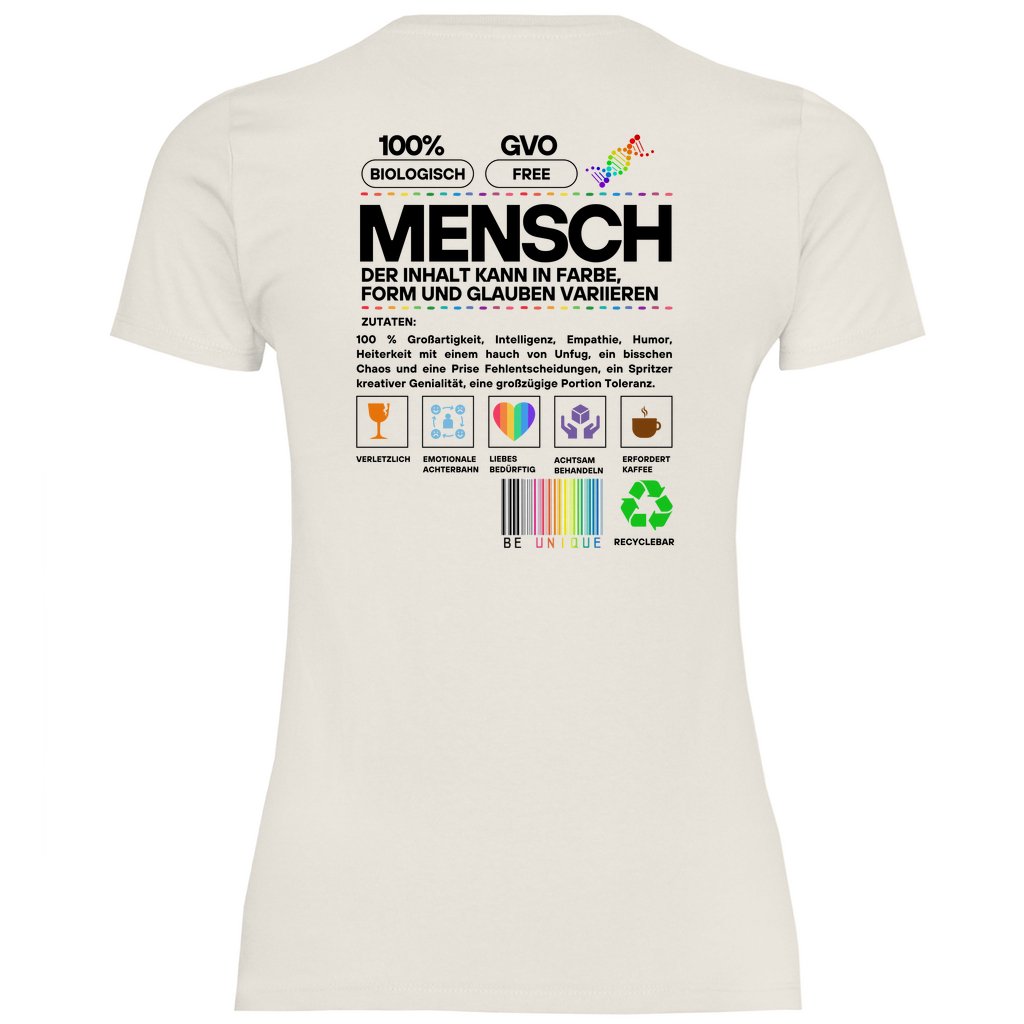 Damen T-Shirt "Mensch..." - Grafikmagie