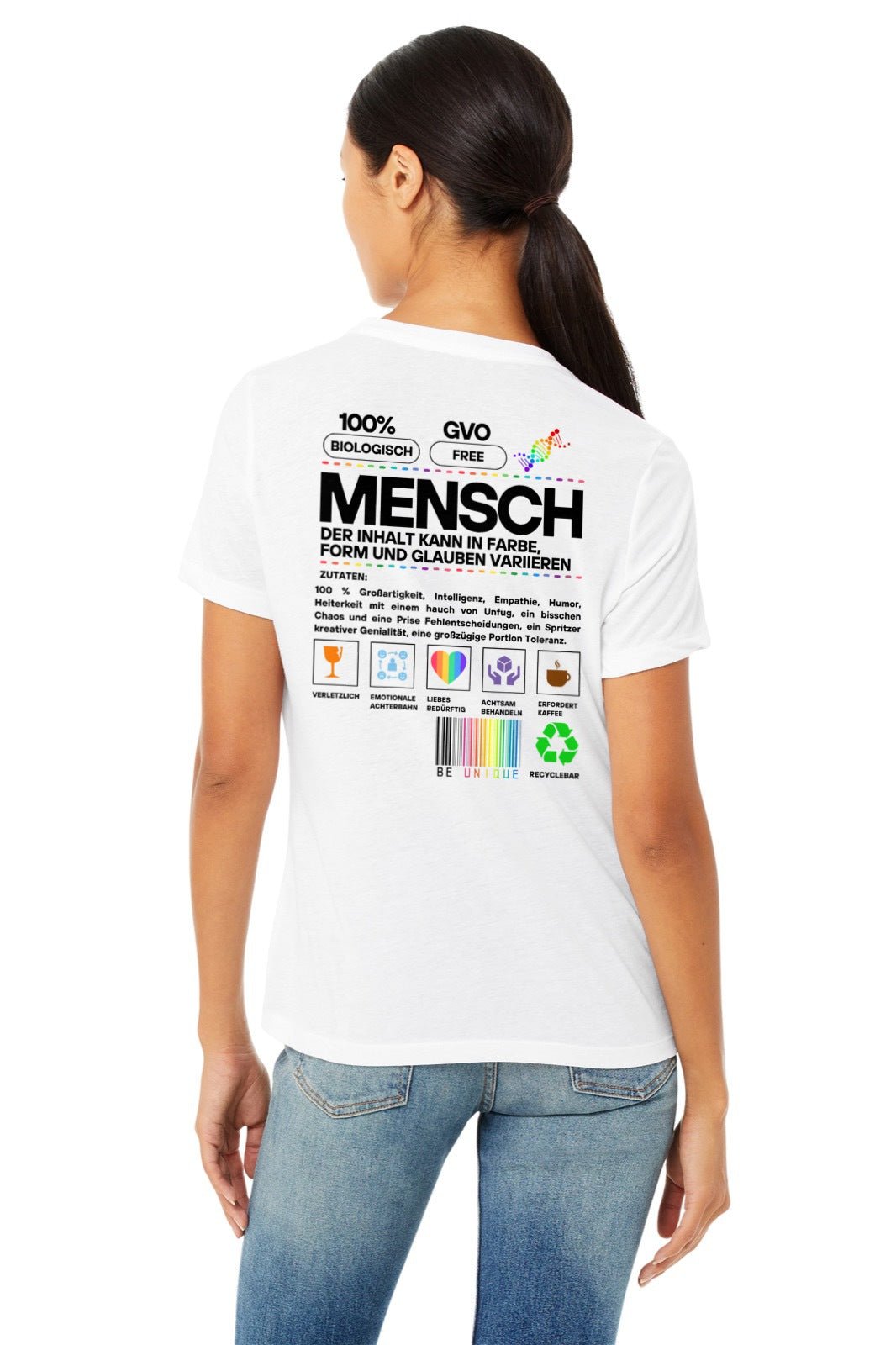 Damen T-Shirt "Mensch..." - Grafikmagie