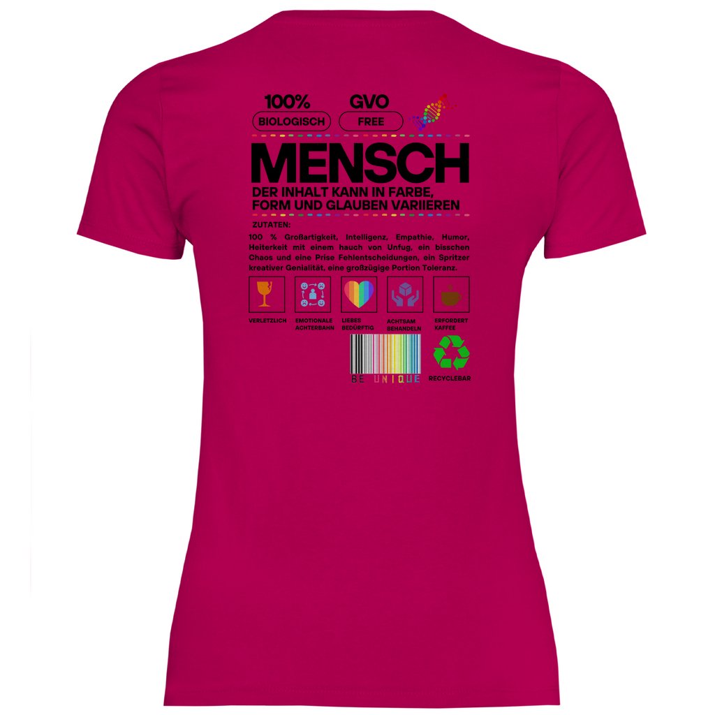 Damen T-Shirt "Mensch..." - Grafikmagie