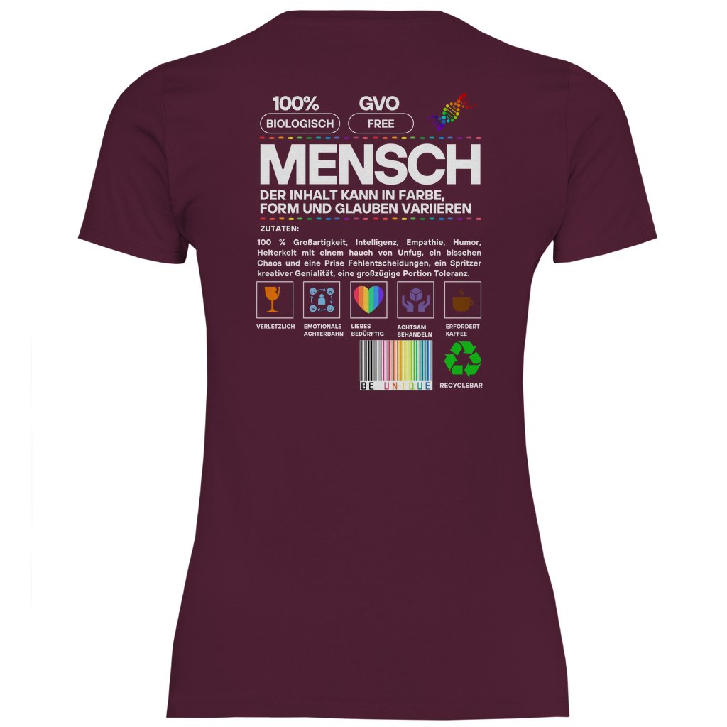 Damen T-Shirt "Mensch..." - Grafikmagie