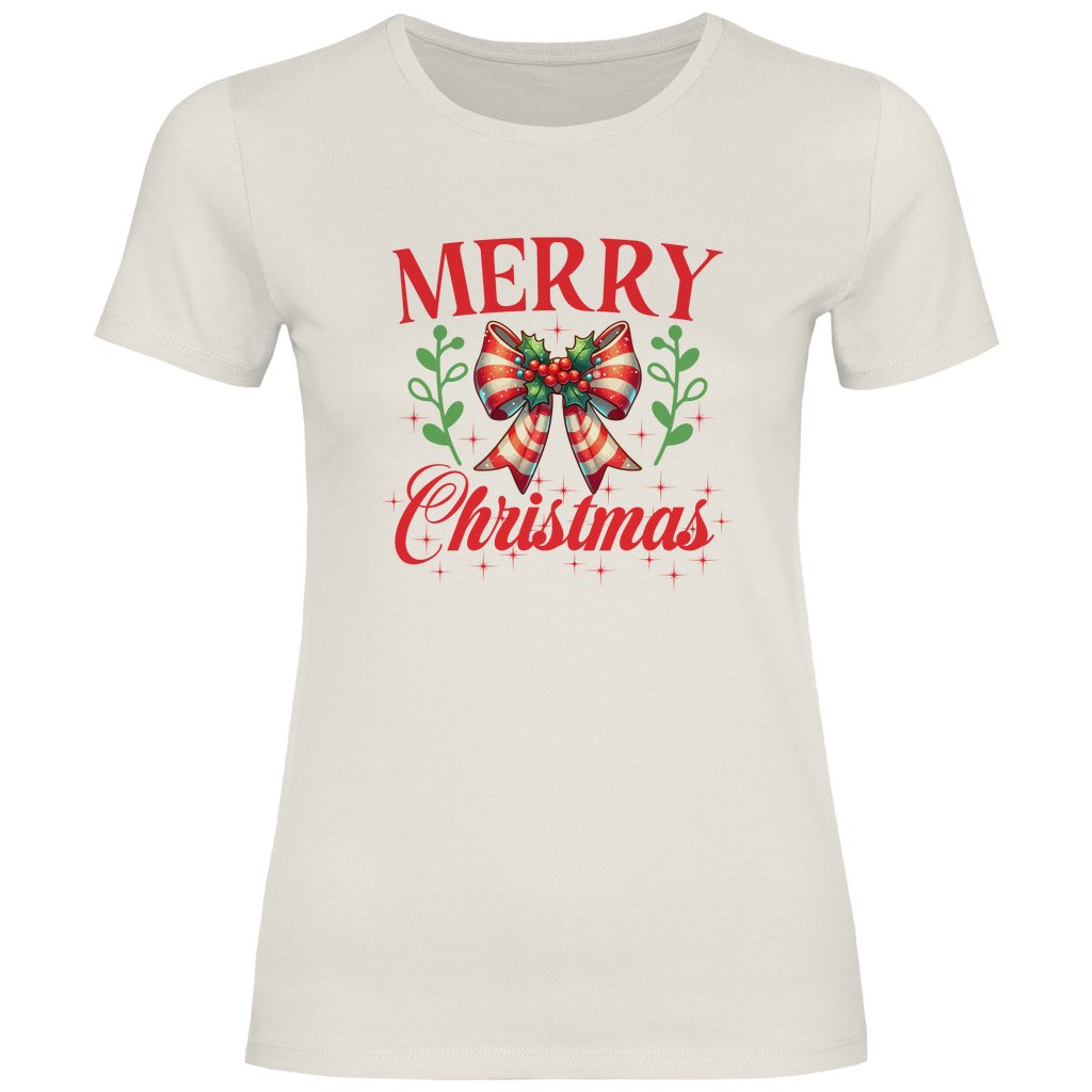 Damen T-Shirt "Merry Christmas" - Grafikmagie