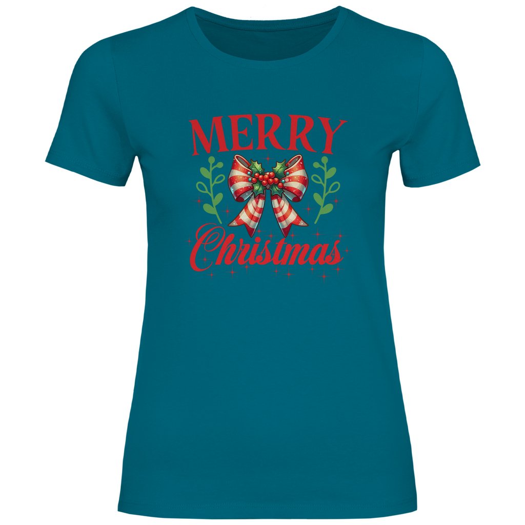 Damen T-Shirt "Merry Christmas" - Grafikmagie