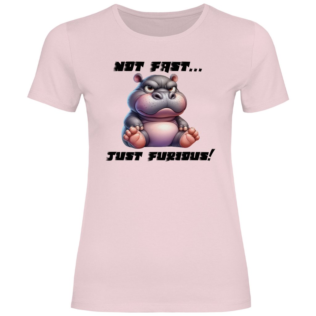 Damen T-Shirt "Not Fast Just Furious" - Grafikmagie