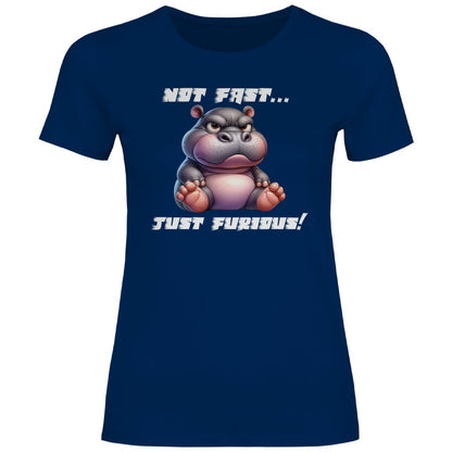 Damen T-Shirt "Not Fast Just Furious" - Grafikmagie