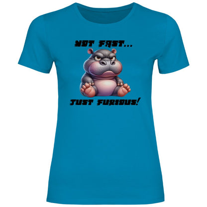 Damen T-Shirt "Not Fast Just Furious" - Grafikmagie