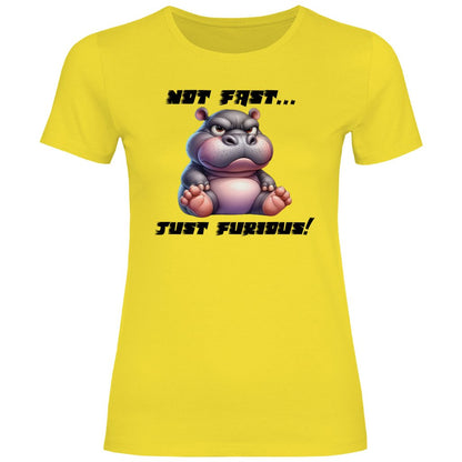 Damen T-Shirt "Not Fast Just Furious" - Grafikmagie