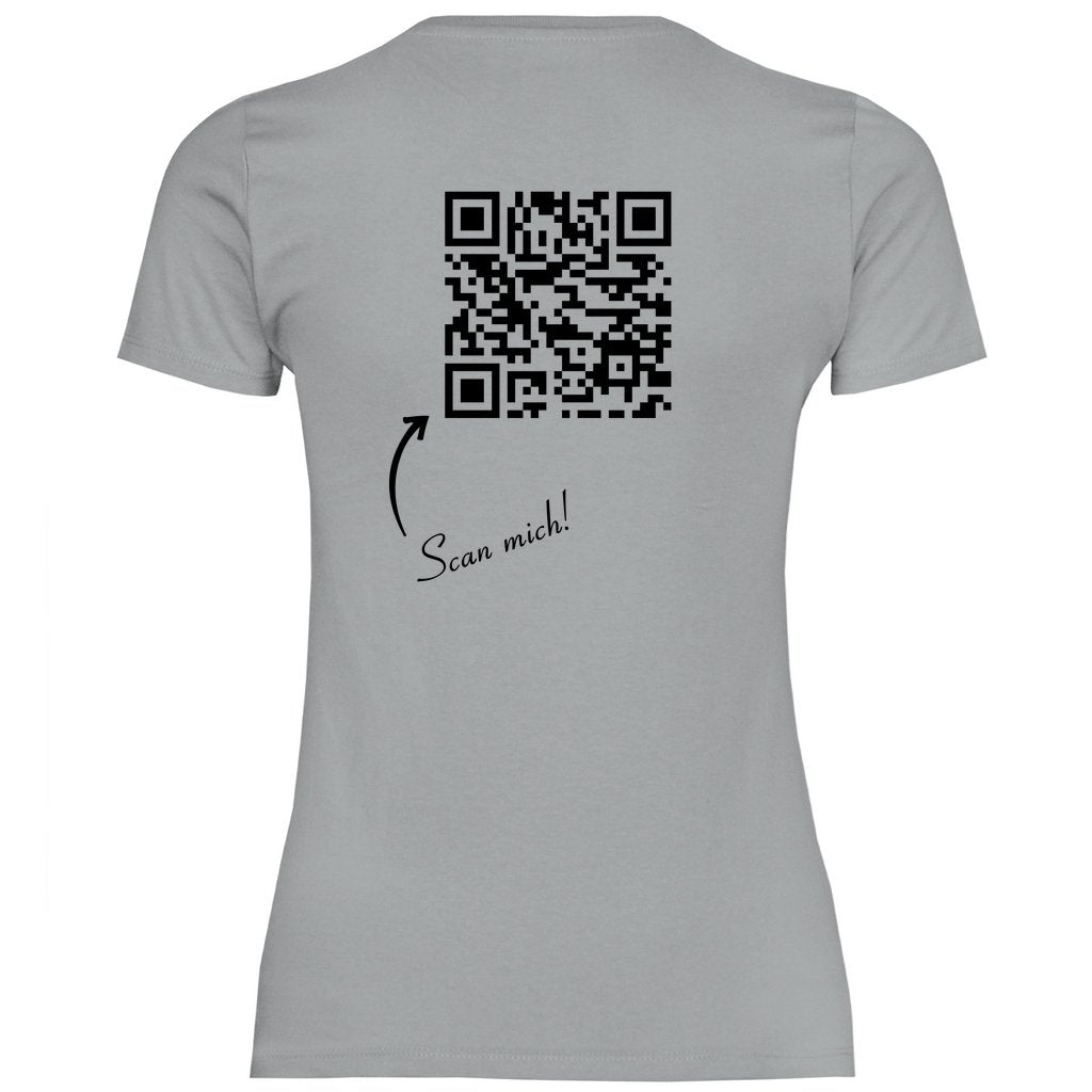 Damen T-Shirt QR Code Linkbaum - Grafikmagie