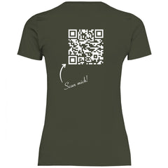 Damen T-Shirt QR Code Linkbaum - Grafikmagie