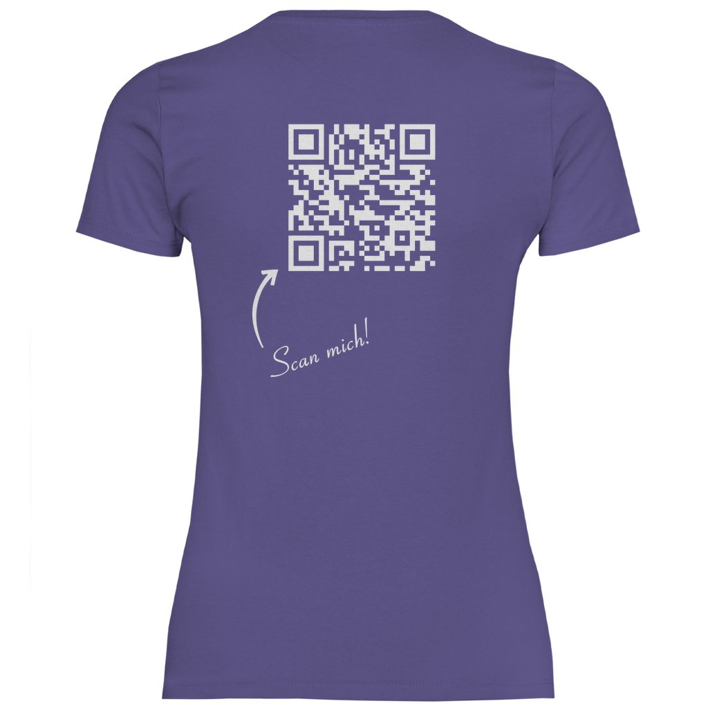 Damen T-Shirt QR Code Linkbaum - Grafikmagie