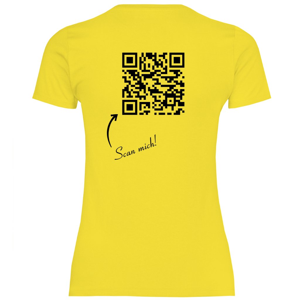 Damen T-Shirt QR Code Linkbaum - Grafikmagie