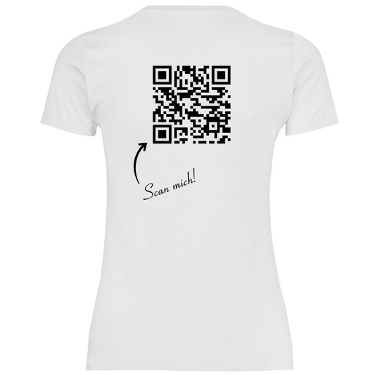 Damen T-Shirt QR Code Linkbaum - Grafikmagie