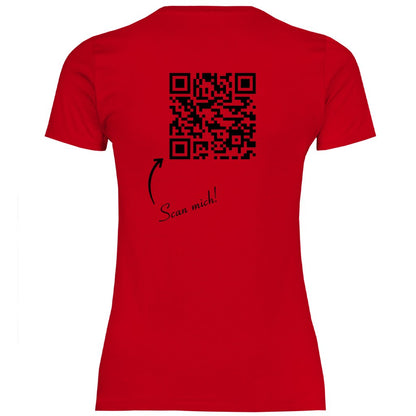 Damen T-Shirt QR Code Linkbaum - Grafikmagie