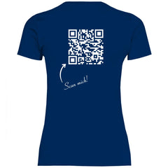 Damen T-Shirt QR Code Linkbaum - Grafikmagie