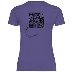 Damen T-Shirt QR Code Linkbaum - Grafikmagie
