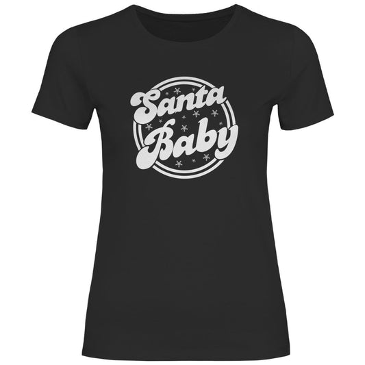 Damen T-Shirt "Santa Baby" - Grafikmagie