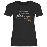 Damen T-Shirt "Sonne im Herzen, blödsinn im Kopf!" - Grafikmagie