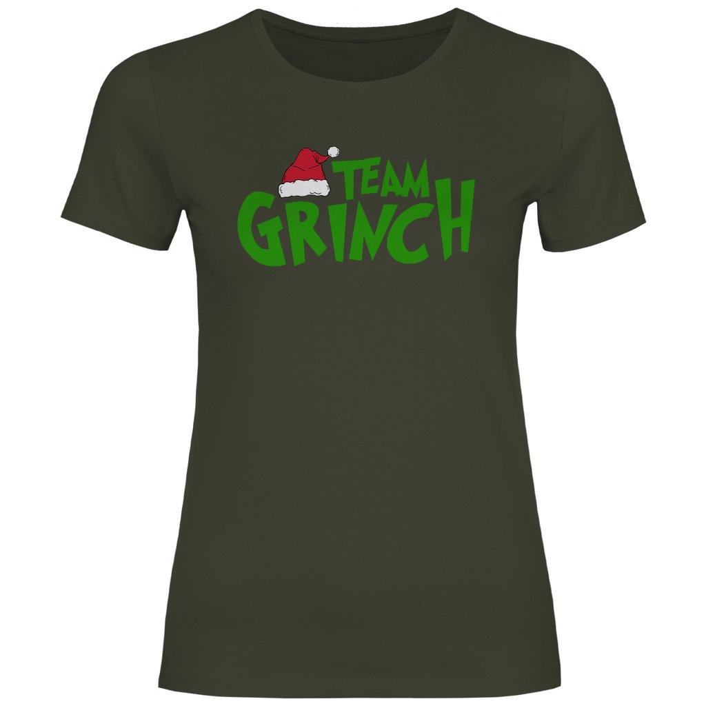 Damen T-Shirt "Team Grinch" - Grafikmagie