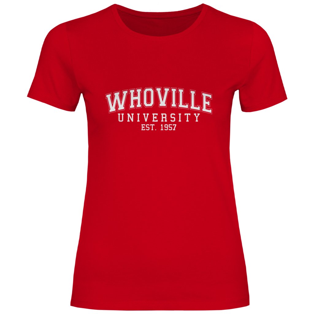 Damen T-Shirt "Whoville University" - Grafikmagie