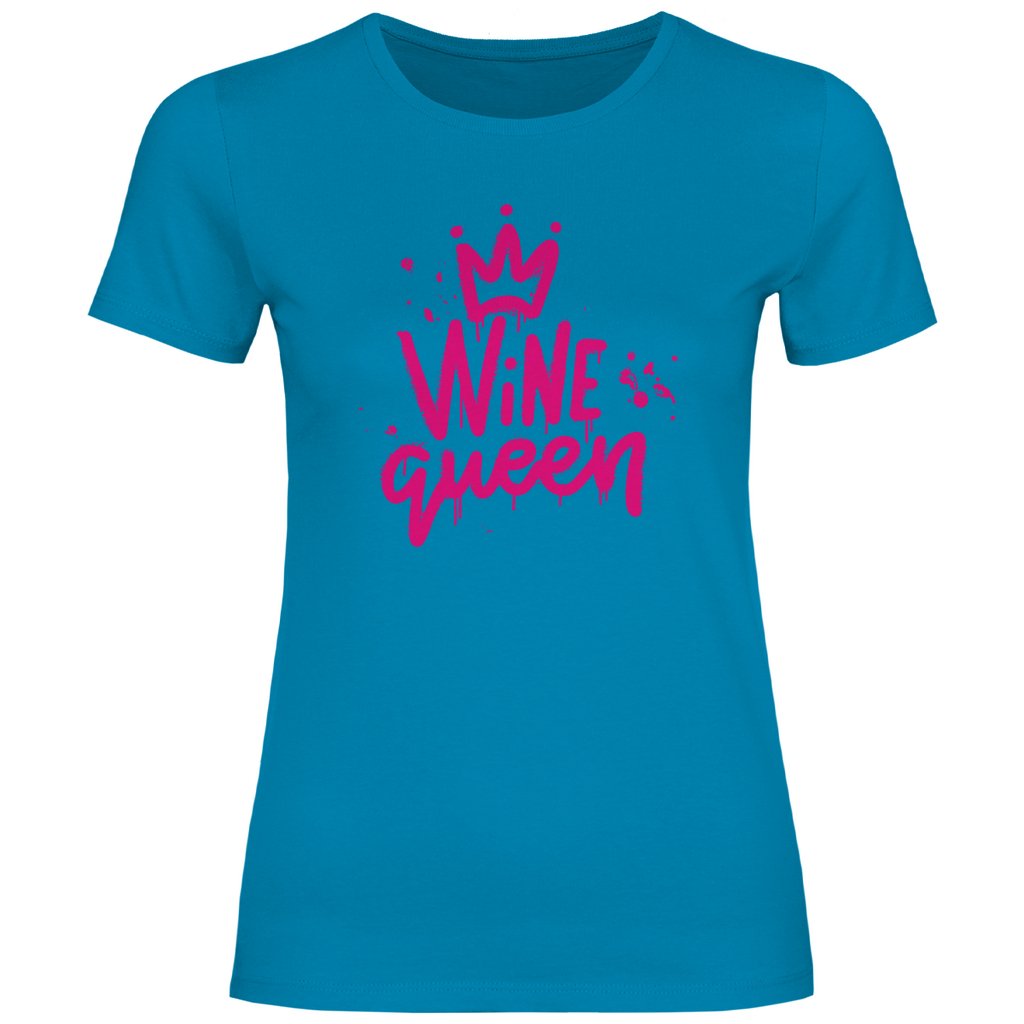Damen T-Shirt "Wine queen" - Grafikmagie